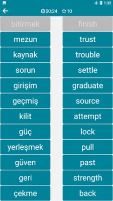 Turkish - English android App screenshot 1